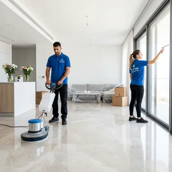 ניקיון לפני אכלוס ואחרי שיפוץ